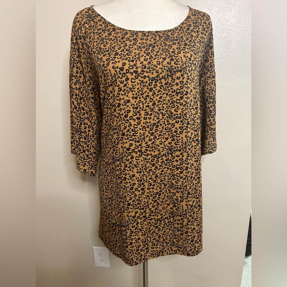 Molly & Isadora Size‎ 3X Animal Print Short Sleeve Top